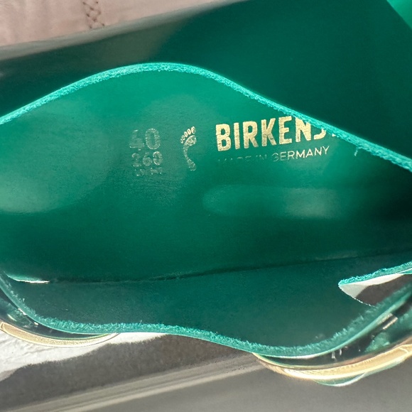 Women's Big Buckle Birkenstocks Green Size 40 - Picture 4 of 7